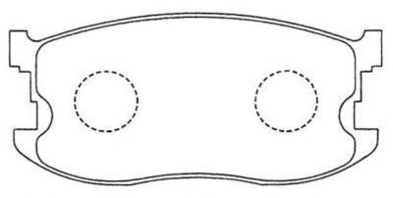 AISIN ASN-174 - Brake Pad Set, disc brake