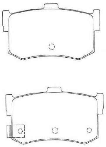 AISIN ASN-180 - Brake Pad Set, disc brake