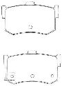 AISIN ASN-180 - Brake Pad Set, disc brake