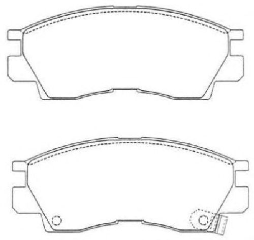 AISIN ASN-184 - Brake Pad Set, disc brake