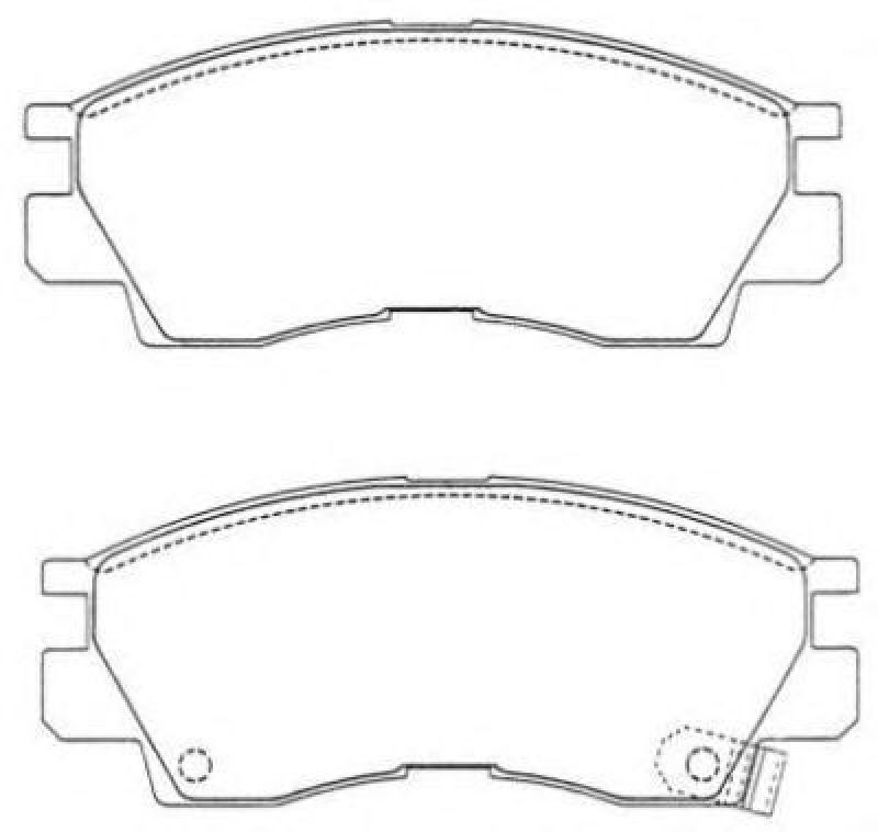 AISIN ASN-184 - Brake Pad Set, disc brake