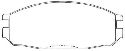 AISIN ASN-188 - Brake Pad Set, disc brake