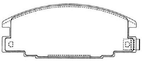 AISIN ASN-191 - Brake Pad Set, disc brake