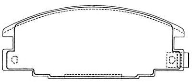 AISIN ASN-191 - Brake Pad Set, disc brake