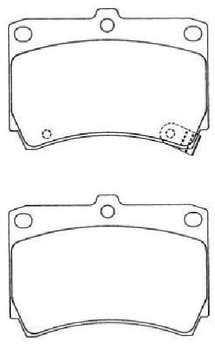 AISIN ASN-192 - Brake Pad Set, disc brake