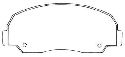 AISIN ASN-193 - Brake Pad Set, disc brake