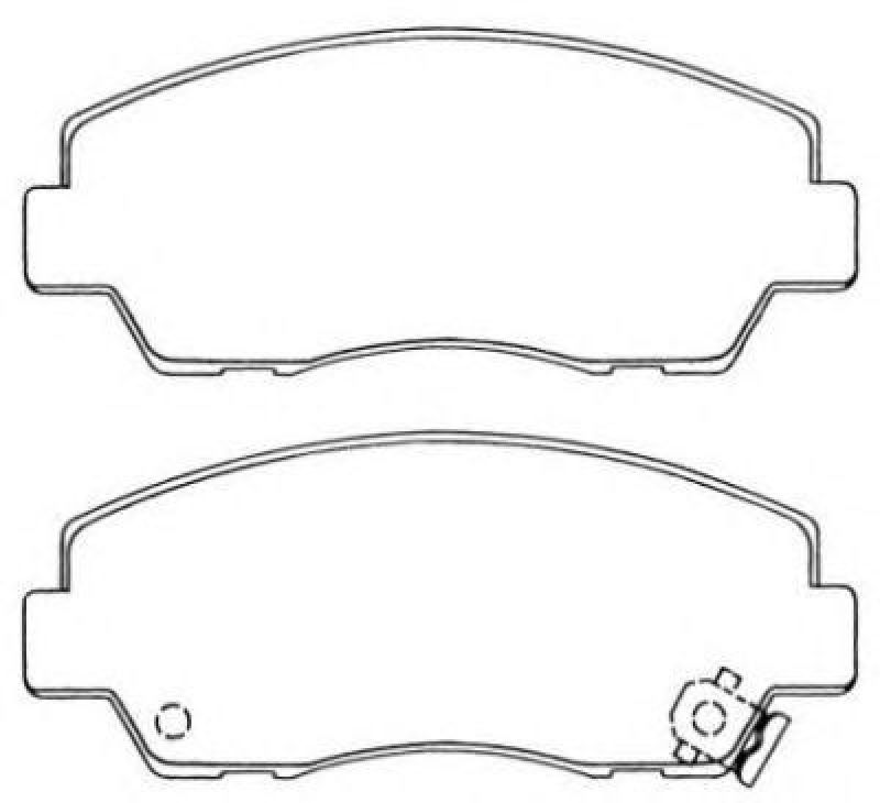 AISIN ASN-194 - Brake Pad Set, disc brake