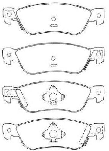 AISIN ASN-195 - Brake Pad Set, disc brake