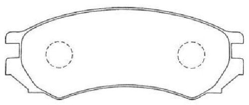 AISIN ASN-196 - Brake Pad Set, disc brake