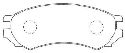 AISIN ASN-196 - Brake Pad Set, disc brake