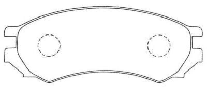 AISIN ASN-196 - Brake Pad Set, disc brake