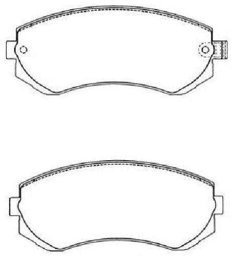 AISIN ASN-198 - Brake Pad Set, disc brake