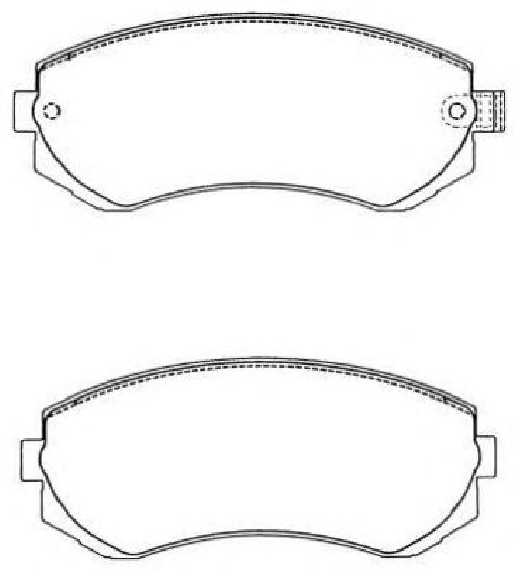 AISIN ASN-198 - Brake Pad Set, disc brake