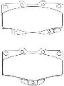 AISIN ASN-199 - Brake Pad Set, disc brake Front Axle TOYOTA