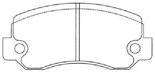 AISIN ASN-2001 - Brake Pad Set, disc brake