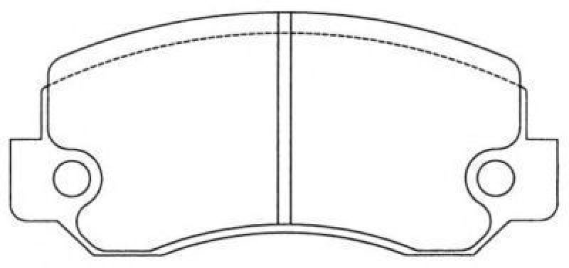 AISIN ASN-2001 - Brake Pad Set, disc brake