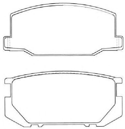 AISIN ASN-2002 - Brake Pad Set, disc brake