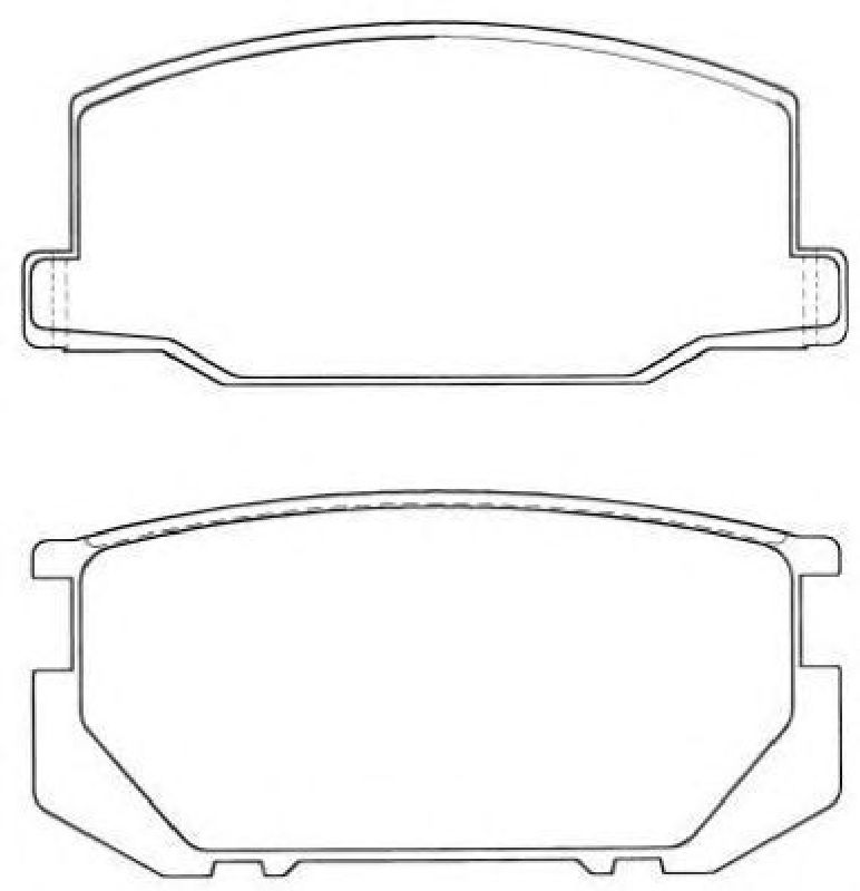 AISIN ASN-2002 - Brake Pad Set, disc brake