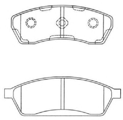 AISIN ASN-2005 - Brake Pad Set, disc brake