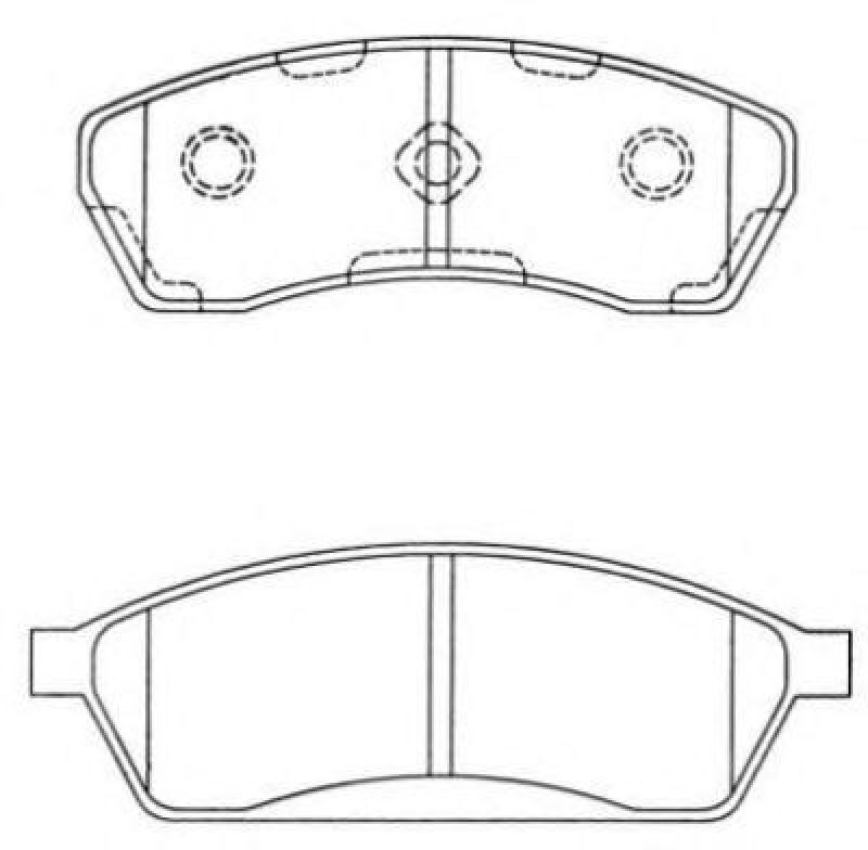 AISIN ASN-2005 - Brake Pad Set, disc brake