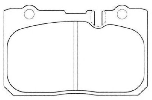 AISIN ASN-2016 - Brake Pad Set, disc brake