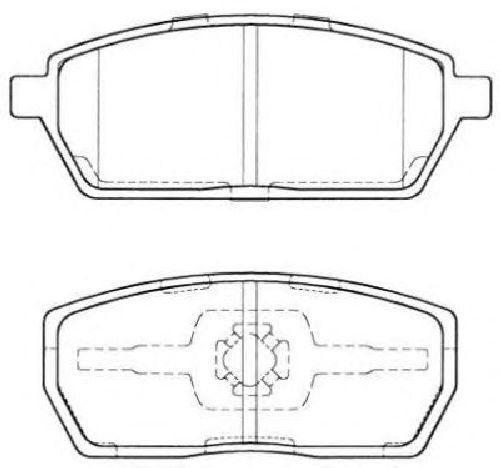 AISIN ASN-2017 - Brake Pad Set, disc brake