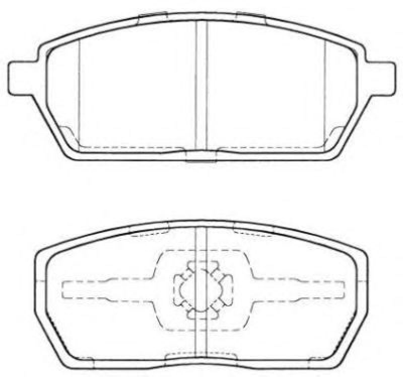 AISIN ASN-2017 - Brake Pad Set, disc brake