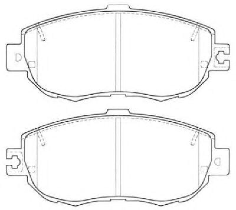 AISIN ASN-2020 - Brake Pad Set, disc brake