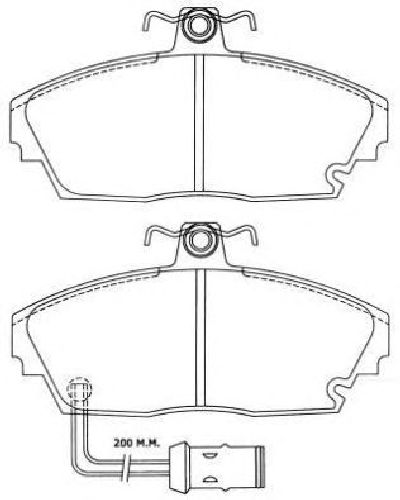 AISIN ASN-2023 - Brake Pad Set, disc brake