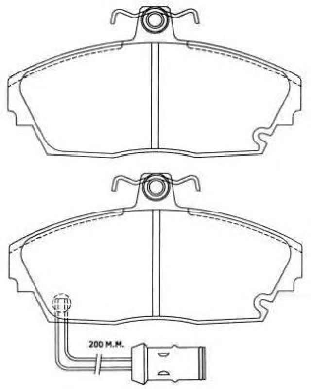 AISIN ASN-2023 - Brake Pad Set, disc brake