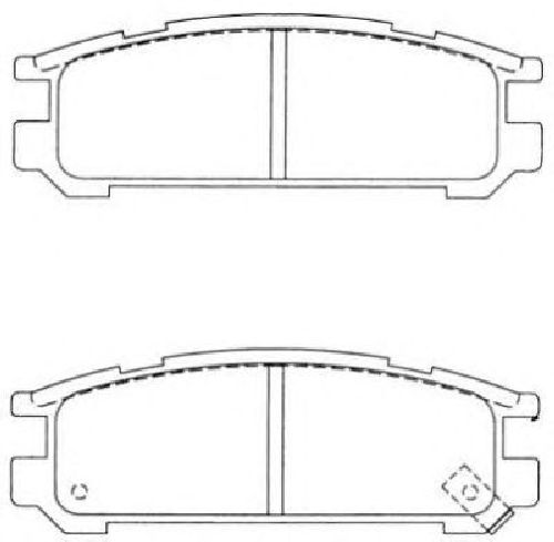 AISIN ASN-2024 - Brake Pad Set, disc brake