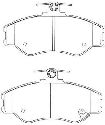 AISIN ASN-2025 - Brake Pad Set, disc brake