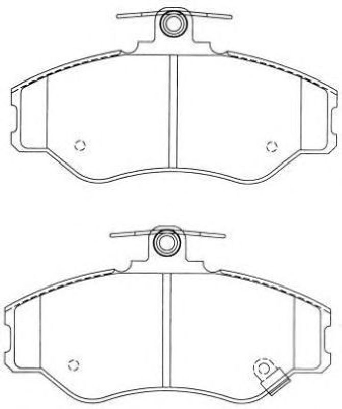 AISIN ASN-2025 - Brake Pad Set, disc brake