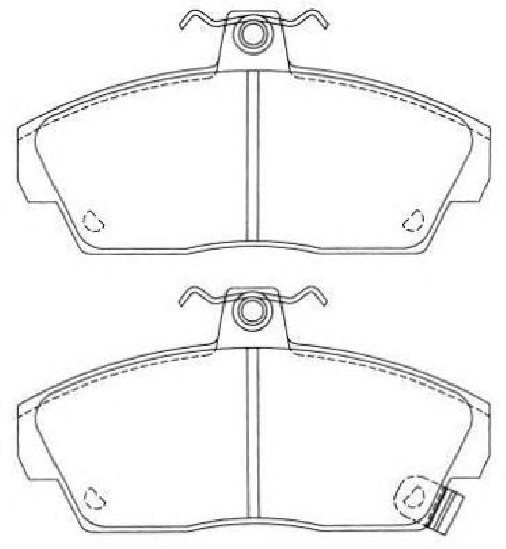 AISIN ASN-2026 - Brake Pad Set, disc brake