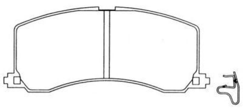 AISIN ASN-2027 - Brake Pad Set, disc brake