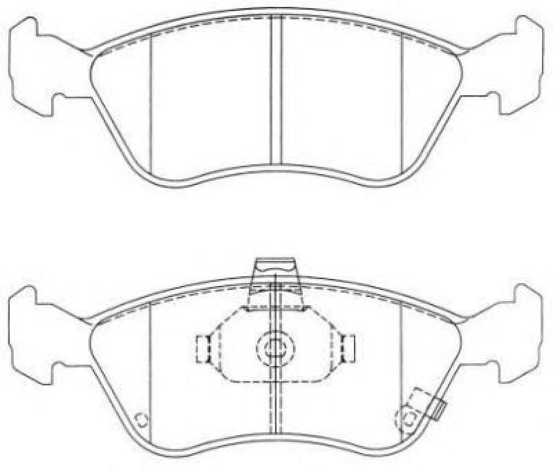 AISIN ASN-2029 - Brake Pad Set, disc brake