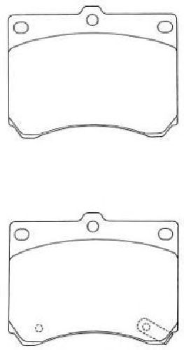 AISIN ASN-203 - Brake Pad Set, disc brake