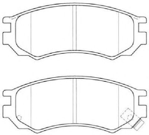 AISIN ASN-2033 - Brake Pad Set, disc brake