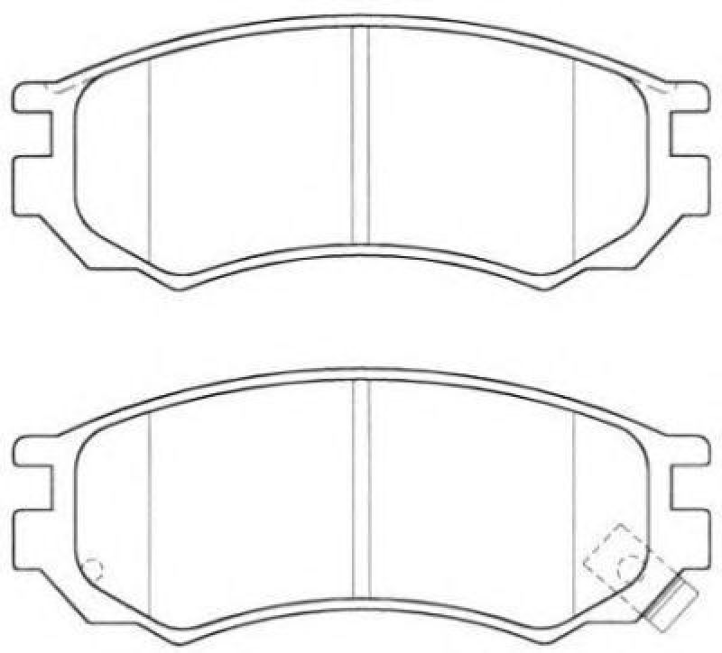 AISIN ASN-2033 - Brake Pad Set, disc brake