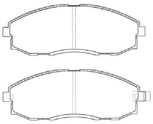 AISIN ASN-2036 - Brake Pad Set, disc brake