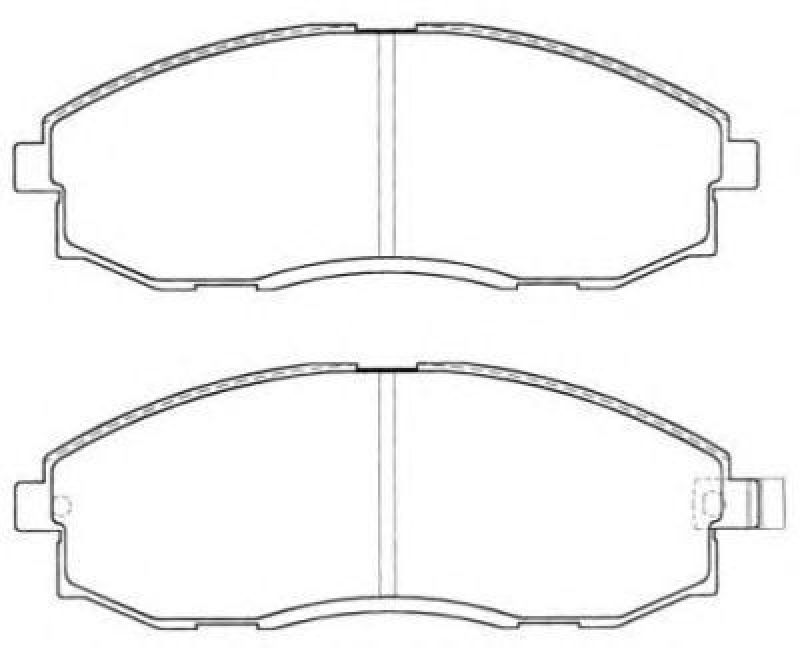 AISIN ASN-2036 - Brake Pad Set, disc brake