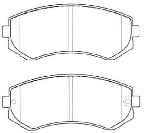 AISIN ASN-2037 - Brake Pad Set, disc brake Rear Axle NISSAN