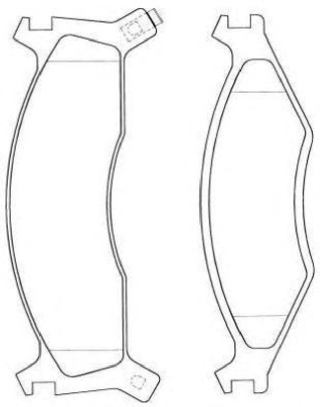 AISIN ASN-2041 - Brake Pad Set, disc brake