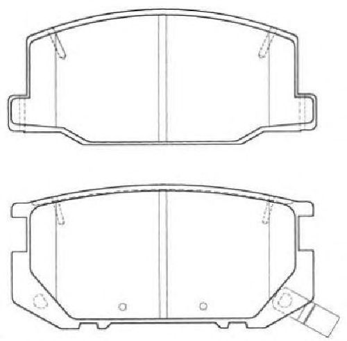 AISIN ASN-2042 - Brake Pad Set, disc brake