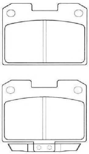 AISIN ASN-2043 - Brake Pad Set, disc brake