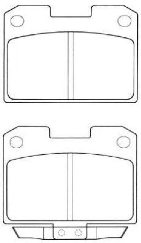 AISIN ASN-2043 - Brake Pad Set, disc brake