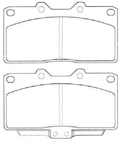 AISIN ASN-2044 - Brake Pad Set, disc brake