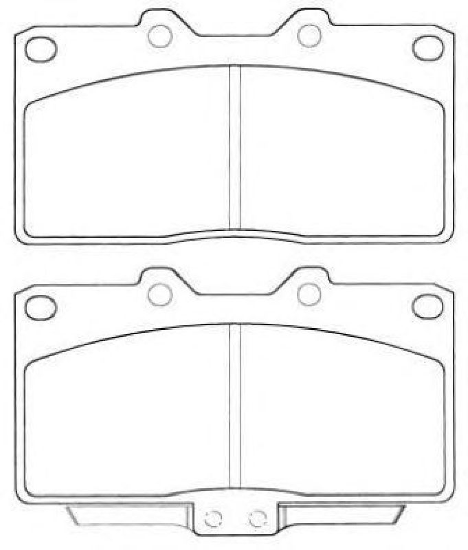 AISIN ASN-2044 - Brake Pad Set, disc brake