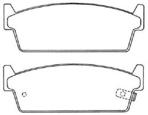 AISIN ASN-206 - Brake Pad Set, disc brake