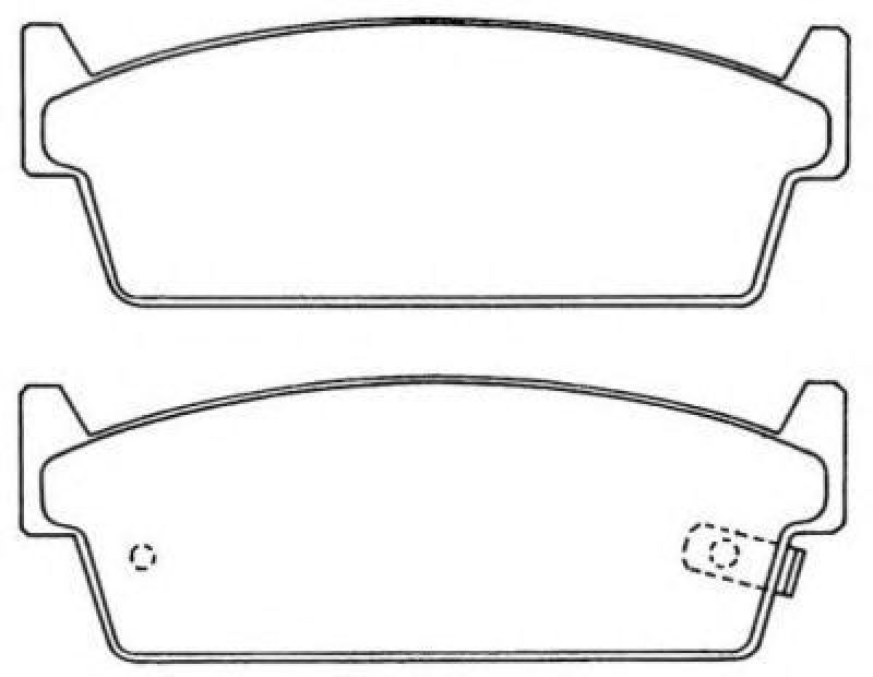 AISIN ASN-206 - Brake Pad Set, disc brake